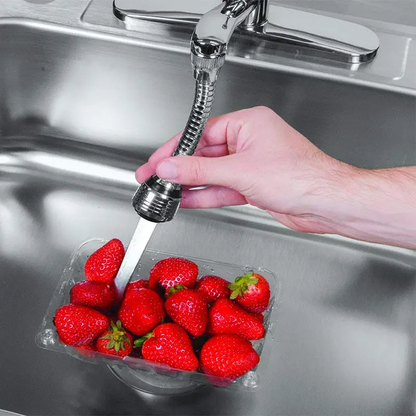 Turbo Flex 360 Instant Hands Free Faucet Swivel Spray Sink Hose