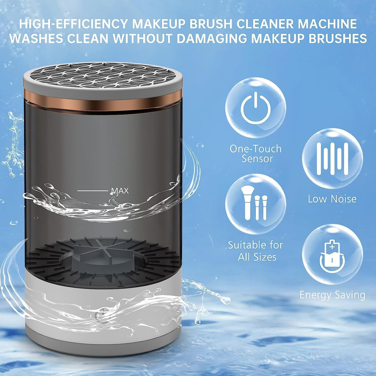👌 Electric Makeup Brush Cleaner | Automatic Makeup Brush Washing Machine 😲