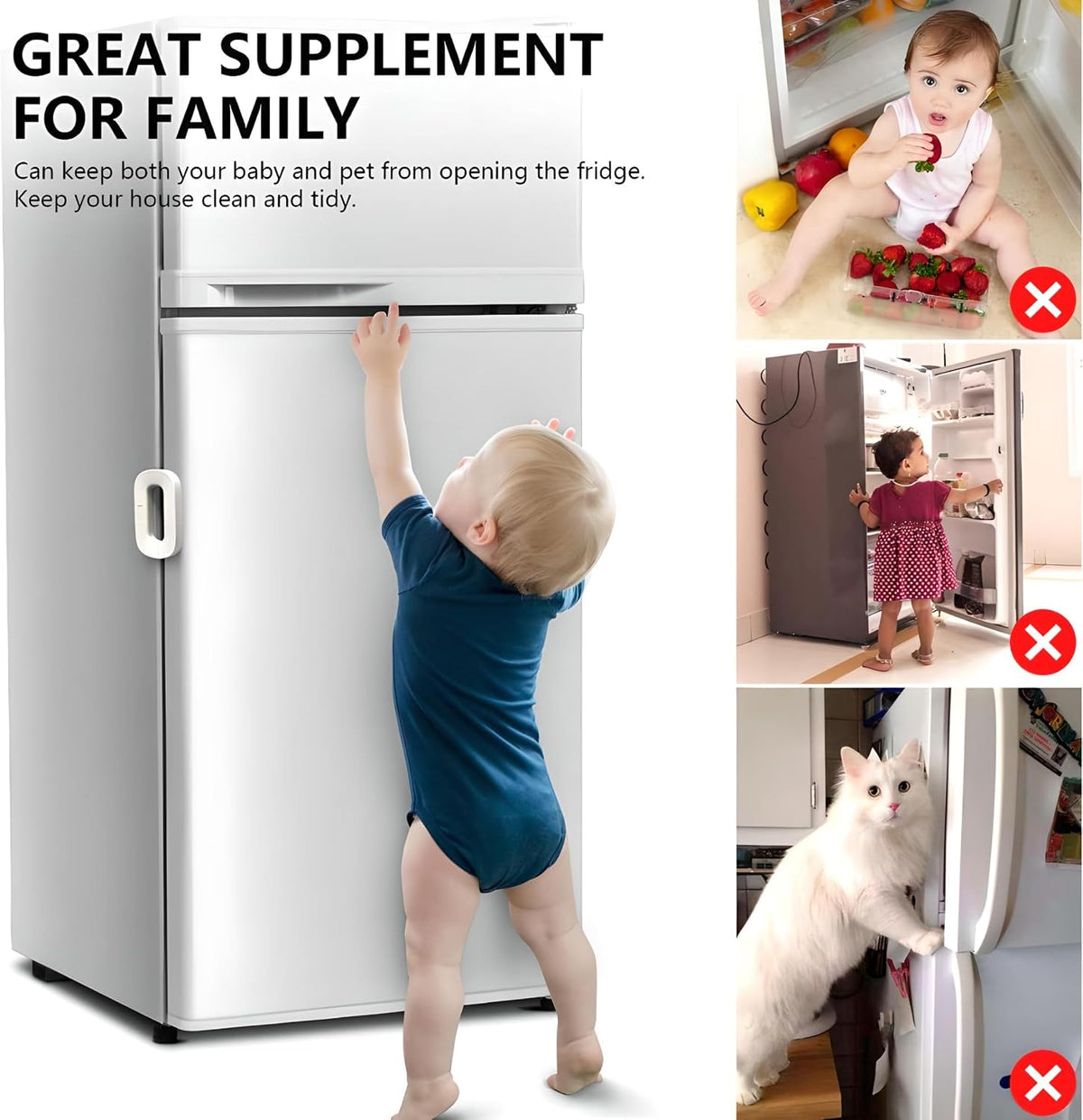 🔒 Child Safety Refrigerator Lock – Keep Your Fridge Secure 😲