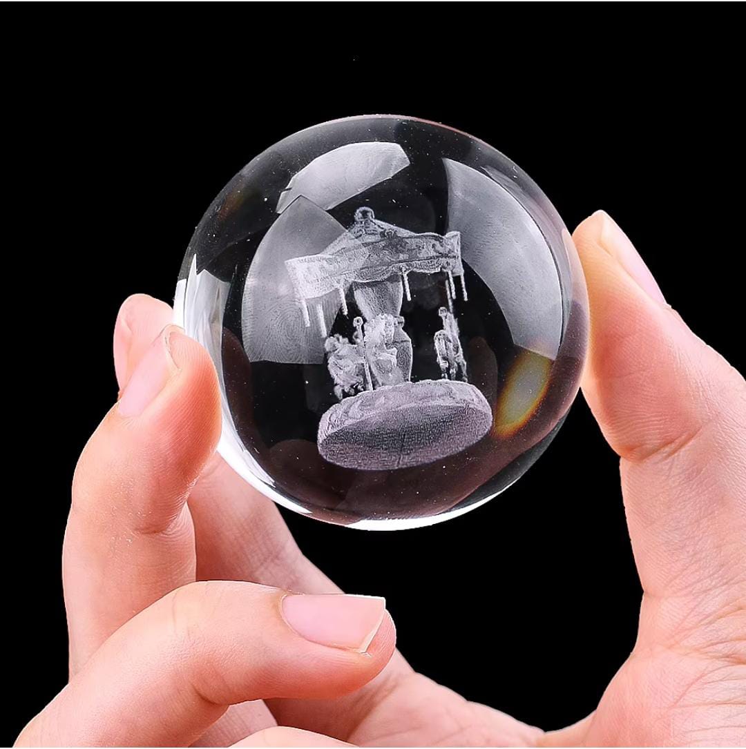 Crystal ball night light