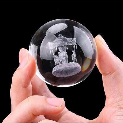 Crystal ball night light