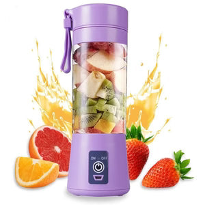 Portable Juicer Blender | USB Rechargeable | 6 Blades | 380ML